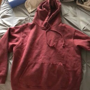 brandy melville maroon hoodie